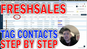 ✅ How To Tag FreshSales CRM Contacts 🔴
