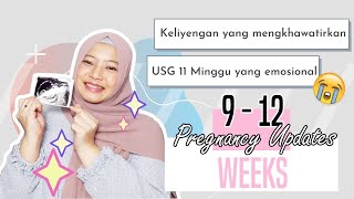 UPDATE KEHAMILAN 9-12 MINGGU : Hasil USG 11 Minggu, Buang Skincare | Pregnancy Storytime