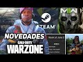 WARZONE novedades,  Regresa a STEAM Modern Warfare 2  y más Alka593