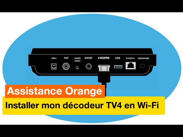 Assistance Orange - J'installe mon décodeur TV4 en Wi-Fi - Orange 