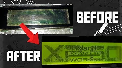 Roland XP60 Lcd Display Repair Solution