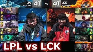 LPL vs LCK | LoL All-Star Event 2016 Day 2 | ICE vs FIRE - China vs Korea