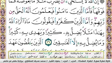 سوره البقره ايه ٢٦ المنشاوي