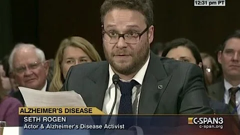 [中文字幕] 好萊塢喜劇演員Seth Rogen (塞斯羅根)國會聽證- 阿茲海默症 - DayDayNews