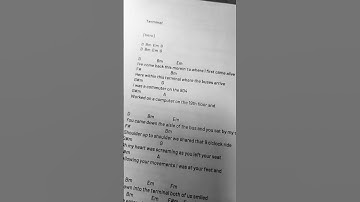 Thumbnail of #Terminal | Rupert Holmes | #Lyrics | #Chords | #Music | #Guitars | #Piano | #MusicMinded | #Shorts