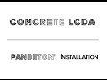 Panbeton installation  concrete lcda