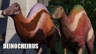 Deinocheirus vs Therizinosaurus &amp; Ceratosaurus - JWE 2 Feathered Species Pack (4K 60FPS)