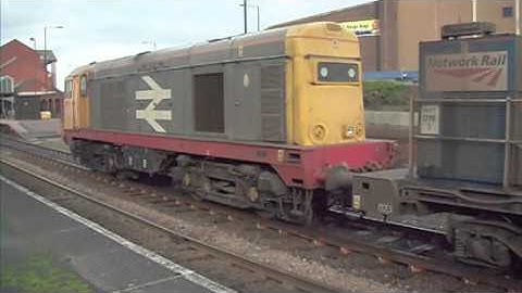 Class 20s on a Rail Head Treatment Train (RHTT) Passing Through Barnsley - 2nd November, 2011