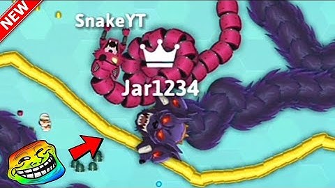 Snake.Io 🐍 Cool Wolf Skin Epic Gameplay! Biggest Snake Killed By Smallest Snake!