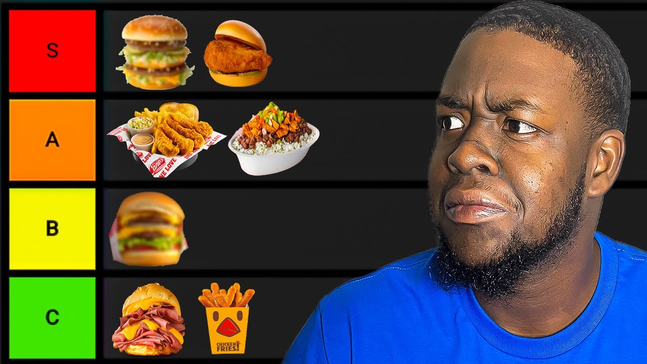 The ULTIMATE Fast Food Tier List YouTube the-ultimate-fast-food-tier-list-youtube