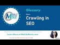 What is 'Crawling' in SEO? Cindy Krum Helps you understand - MobileMoxie Glossary Videos