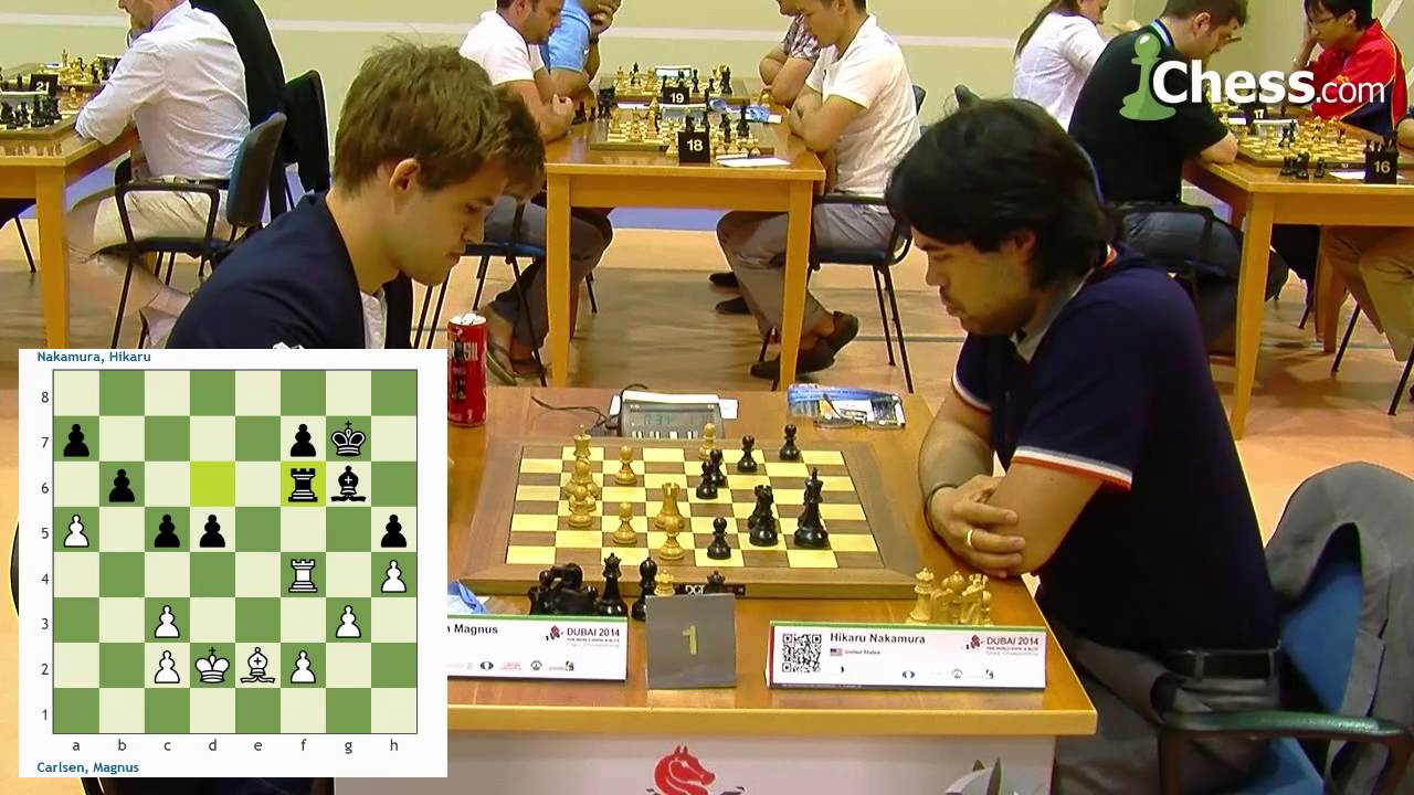Magnus Carlsen Vs Hikaru Nakamura Full Game #chesstok #chess #magnusca