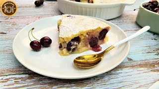 Cherry Clafoutis | French Cherry Custard | Summer Dessert | Spork & Knife