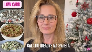 3 najlepsze sałatki na święta LOW CARB, NISKIE IG / PROSTE PRZEPISY🎄