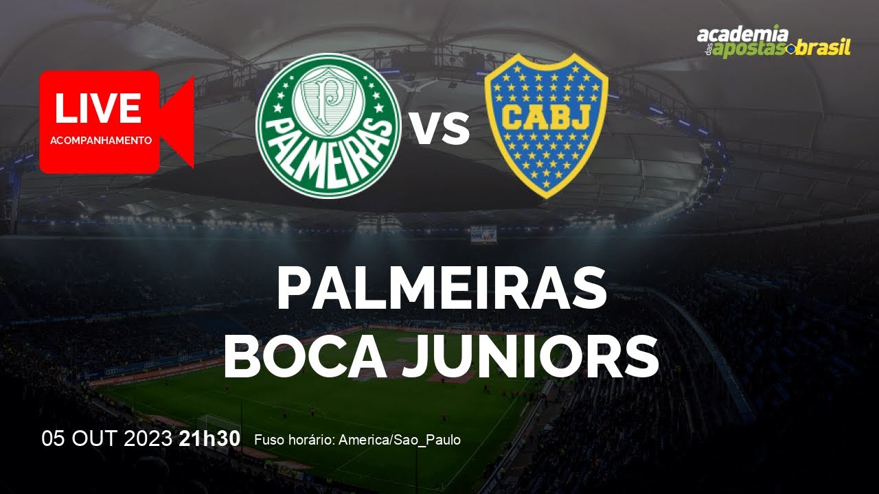 PALMEIRAS X BOCA JUNIORS TRANSMISSÃO AO VIVO DIRETO DO ALLIANZ