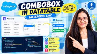 Salesforce LWC Combobox with Data Table | Real-World LWC Project | Combobox tutorial in HIndi 2026
