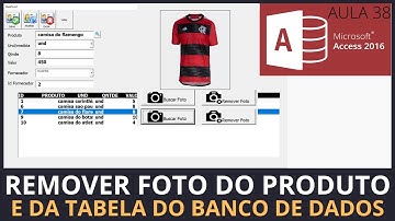 SISTEMA P/ LOJAS COM ACCESS, REMOVER FOTO DO PRODUTO DA TABELA DO BANCO DE DADOS ACCESS VIA VBA