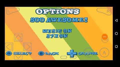 Lizzie McGuire 3: Homecoming Havoc (GBA) Options