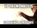 Yo The Monkey Is Making A Smoothie