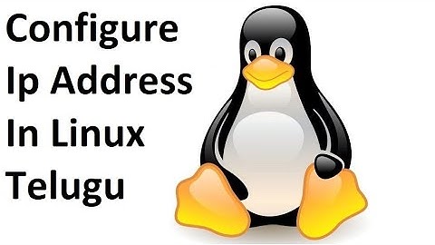 How To Configure Ip Address in KaliLinux & Linux In Telugu 2020