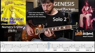 Genesis The Musical Box Steve Hackett Guitar Solo With TAB