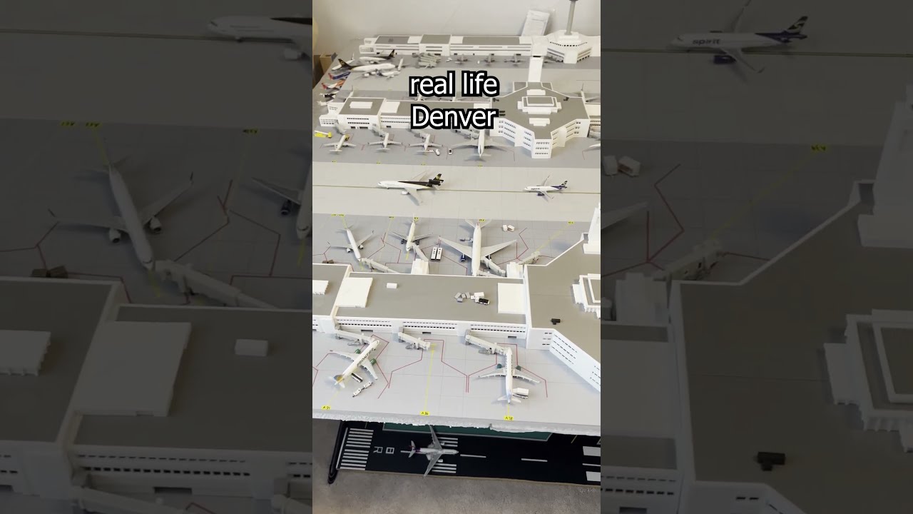 MY Denver International Airport In 1 400 Scale Modelairport Airplane Denverairport