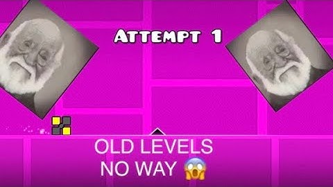 I played the OLDEST RATED LEVELS IN GEOMETRY DASH!!!