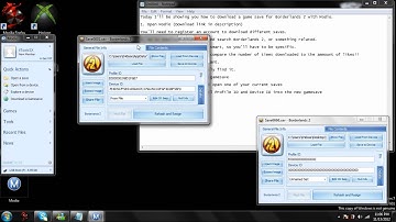 How to download a Borderlands 2 save  with Modio