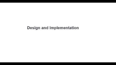 Software Designing and Implementation