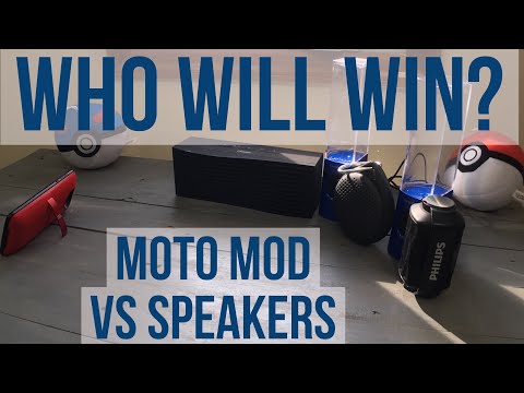 JBL SoundBoost 2 Moto Mod vs. Bluetooth Speakers