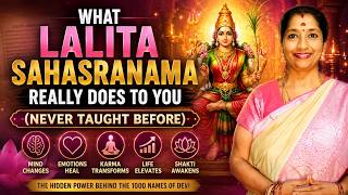 What Lalitha Sahasranamam Really Does to You | It’s Not Just Chanting |Shakti Awakening With Vidhyaa Guide