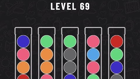 Ball Sort Puzzle Level 69 #ballsortpuzzle #ballsortpuzzlegameplay #puzzlegame #mobilegames