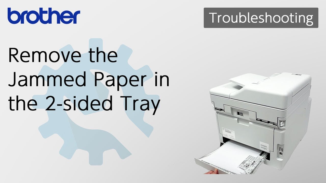 Remove a jammed paper (2-sided tray) [Brother Global Support] 