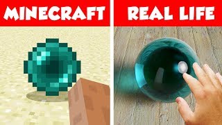 MINECRAFT ENDER PEARL IN REAL LIFE! Minecraft vs Real Life animation