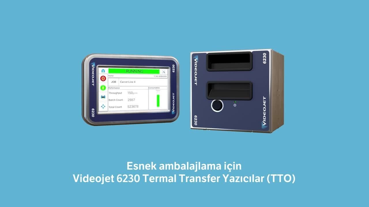 Videojet 6230 Termal Transfer Kodlama Cihazları YouTube