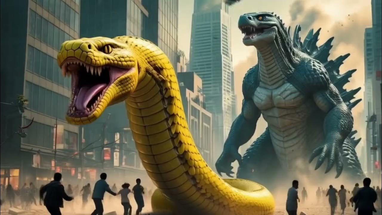 Godzilla vs Giant Python: City Under Siege!🔥🔥 @subhiashvi20 - YouTube
