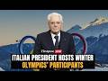 LIVE: Italian President Attends Reception for Countries Participating in Winter Olympic Games