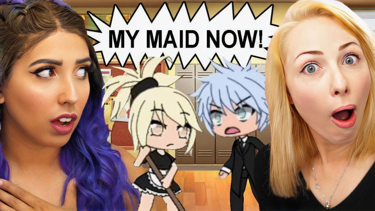 His PERSONAL MAID?! 🧹🖤 | Gacha Life Story Reaction (GLMM)