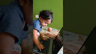Baby Engineer #cutebaby #cute #laptop #engineer #babyshorts #shortvideo #youtubeshorts