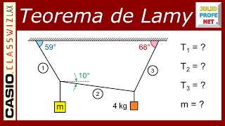 TEOREMA DE LAMY - Ejercicio 2 (con CASIO Classwiz fx-991LA X)