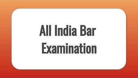 AIBE 2021 Admission: Application Form, Exam Dates, Eligibility, Syllabus, Pattern, Admit Card