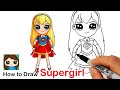 How to Draw Supergirl | DC Super Hero Girls