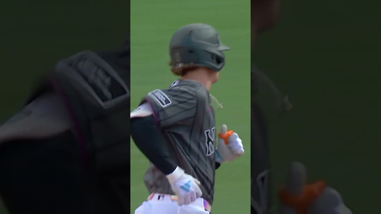 Carson Benge hits his 14th homer of the season! 😤 #baseball #highlights #sports #clips