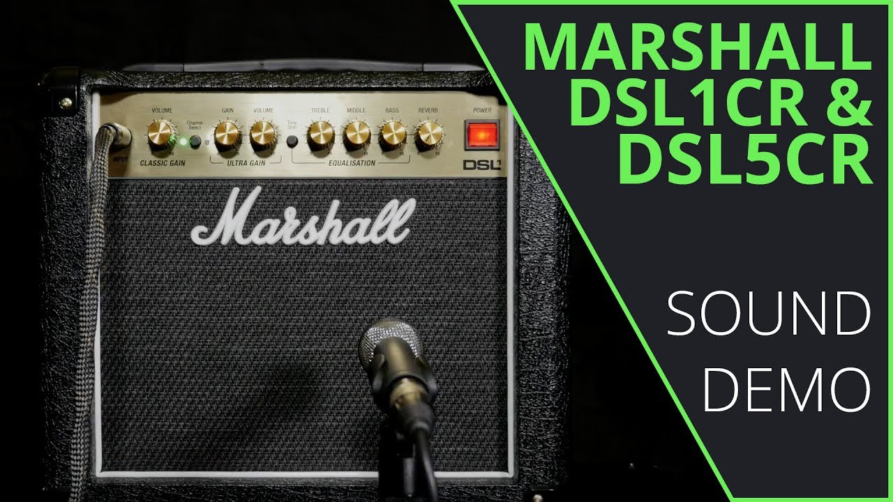 Marshall DSL1C Guitar Amplifier Combo Review (New for 2018) - YouTube