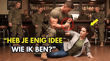 Weet je wie ik ben? Een marinier duwde haar in de bar — niet wetend dat zij de Navy SEALs leidde