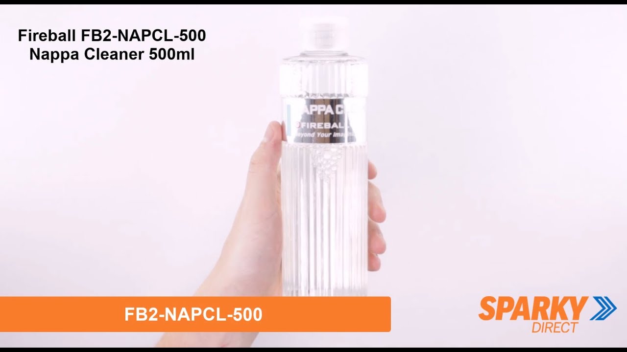 Napcl Tutorial Fireball FB2-NAPCL-500 | Nappa Cleaner | 500ml - YouTube