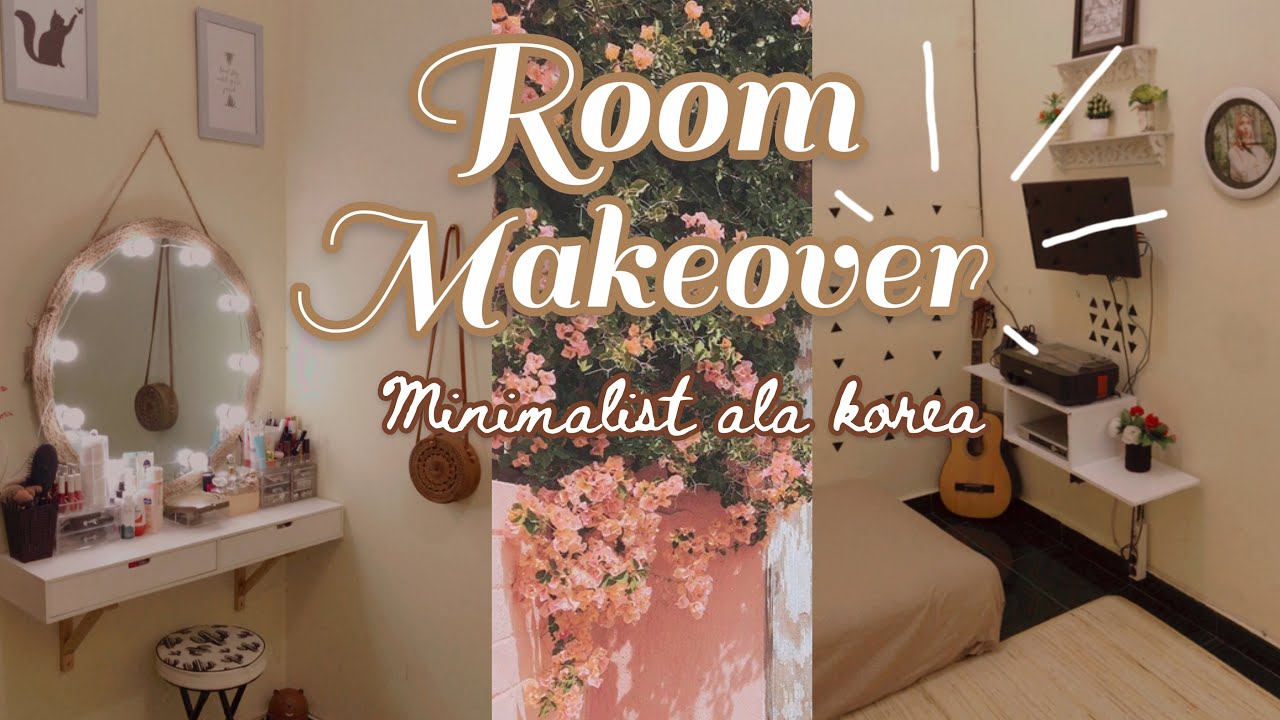 ROOM MAKEOVER 2022 kamar  kecil jadi luas  dan aesthetic  