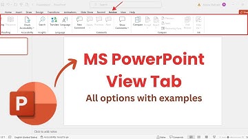 Complete Microsoft PowerPoint Tutorial - View Menu/Tab In MS PowerPoint| Urdu | Hindi