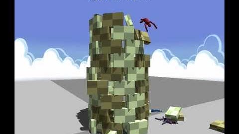 Messiah Physics Rag Doll Tower Demo