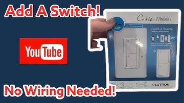 Add a light switch! 💡NO NEW WIRING REQUIRED! 😎Wireless Light Switch!